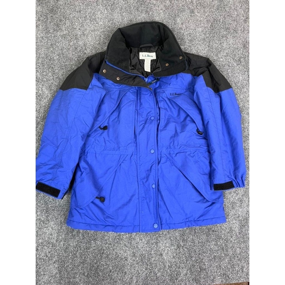 L.L.‎ BEAN Blue & Black Thinsulate LiteLoft Insulated Parka Women's Large